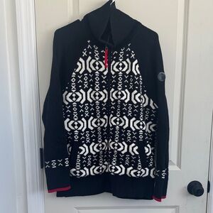 Talbots Black and White Patterned women’s  Sweater